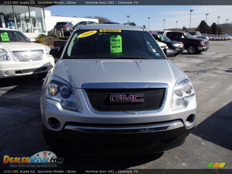 2010 GMC Acadia SLE Quicksilver Metallic / Ebony Photo #3