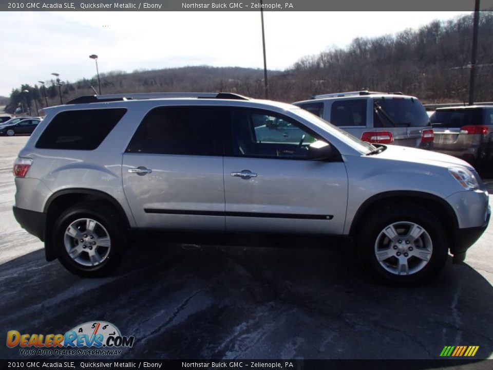 2010 GMC Acadia SLE Quicksilver Metallic / Ebony Photo #5