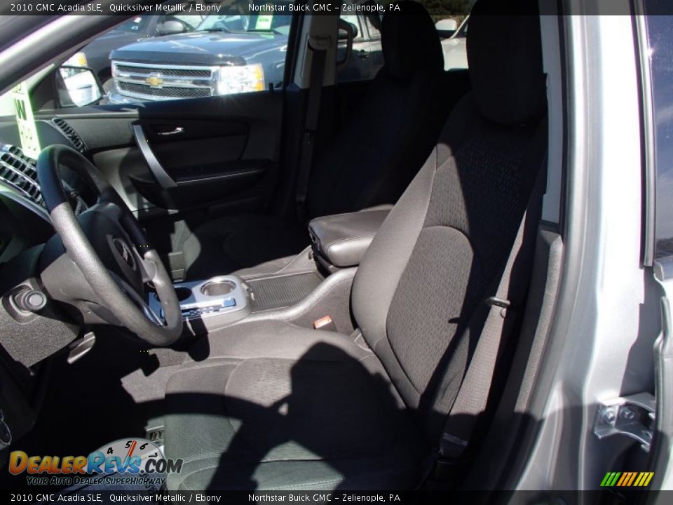 2010 GMC Acadia SLE Quicksilver Metallic / Ebony Photo #11