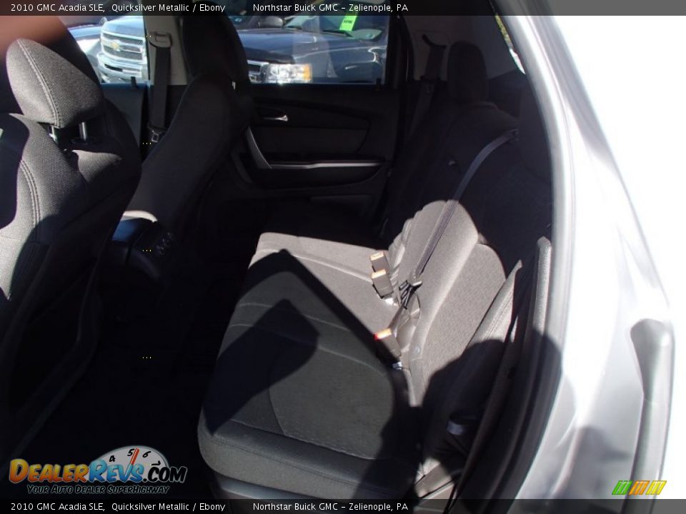 2010 GMC Acadia SLE Quicksilver Metallic / Ebony Photo #13