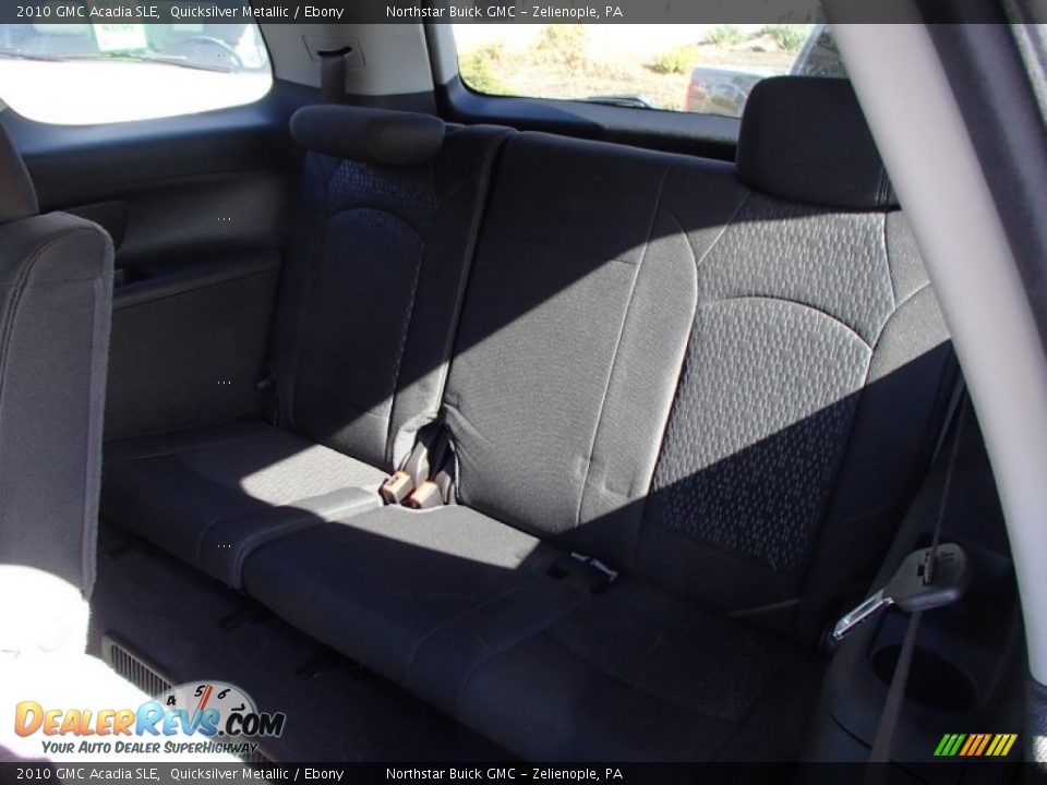 2010 GMC Acadia SLE Quicksilver Metallic / Ebony Photo #14
