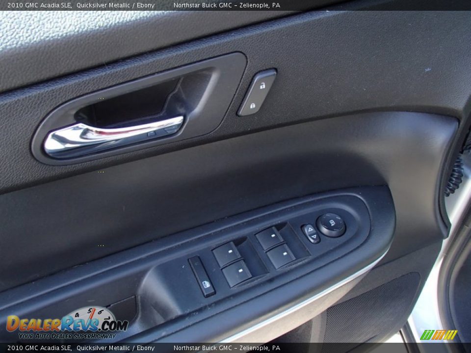 2010 GMC Acadia SLE Quicksilver Metallic / Ebony Photo #15