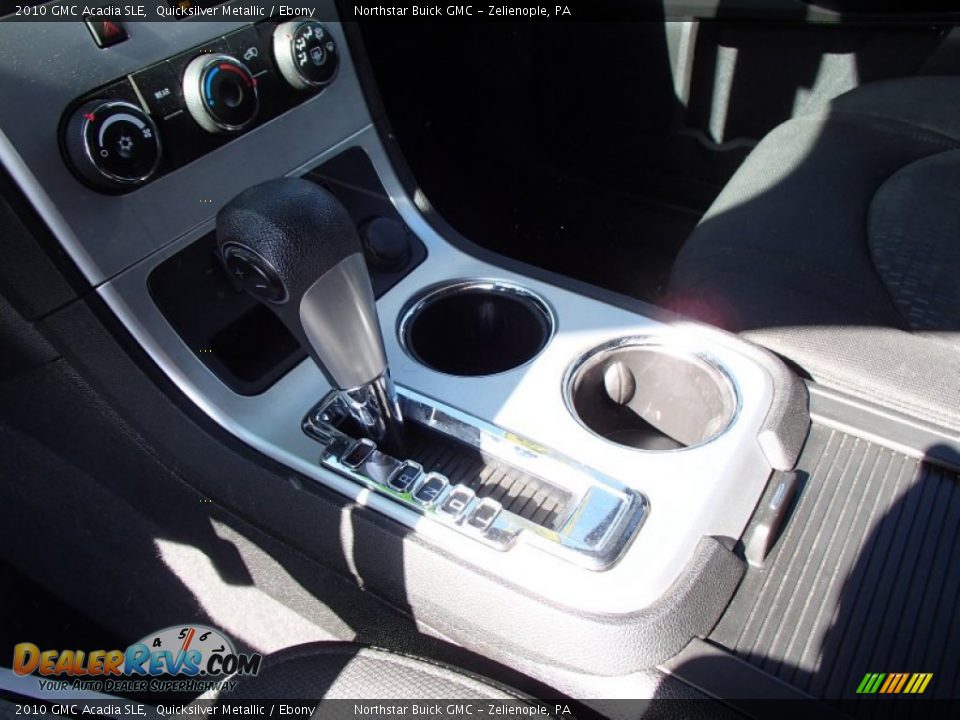 2010 GMC Acadia SLE Quicksilver Metallic / Ebony Photo #17