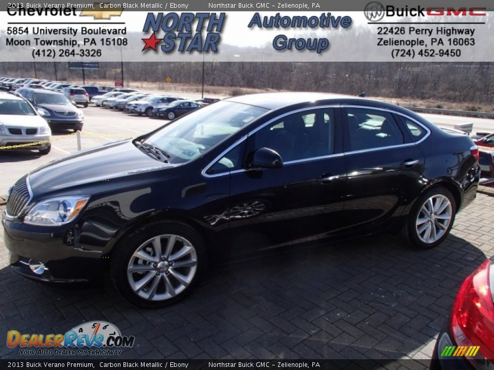 2013 Buick Verano Premium Carbon Black Metallic / Ebony Photo #1