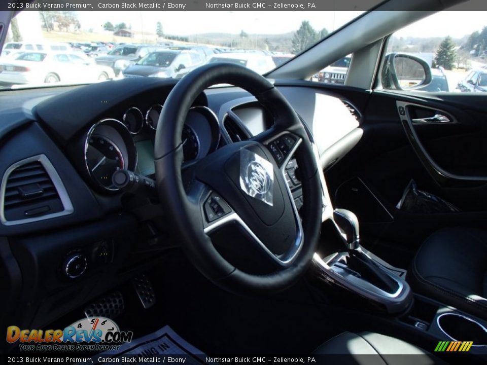 2013 Buick Verano Premium Carbon Black Metallic / Ebony Photo #9