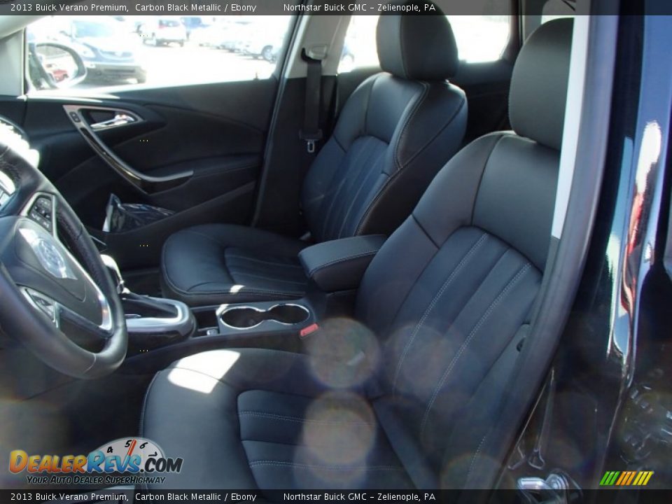 2013 Buick Verano Premium Carbon Black Metallic / Ebony Photo #10