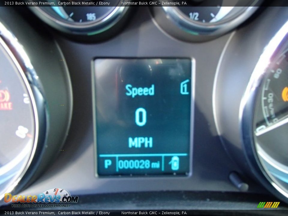 2013 Buick Verano Premium Carbon Black Metallic / Ebony Photo #18