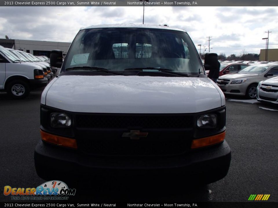 2013 Chevrolet Express 2500 Cargo Van Summit White / Neutral Photo #3