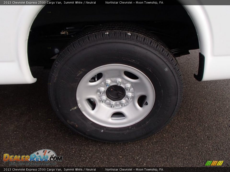2013 Chevrolet Express 2500 Cargo Van Summit White / Neutral Photo #9