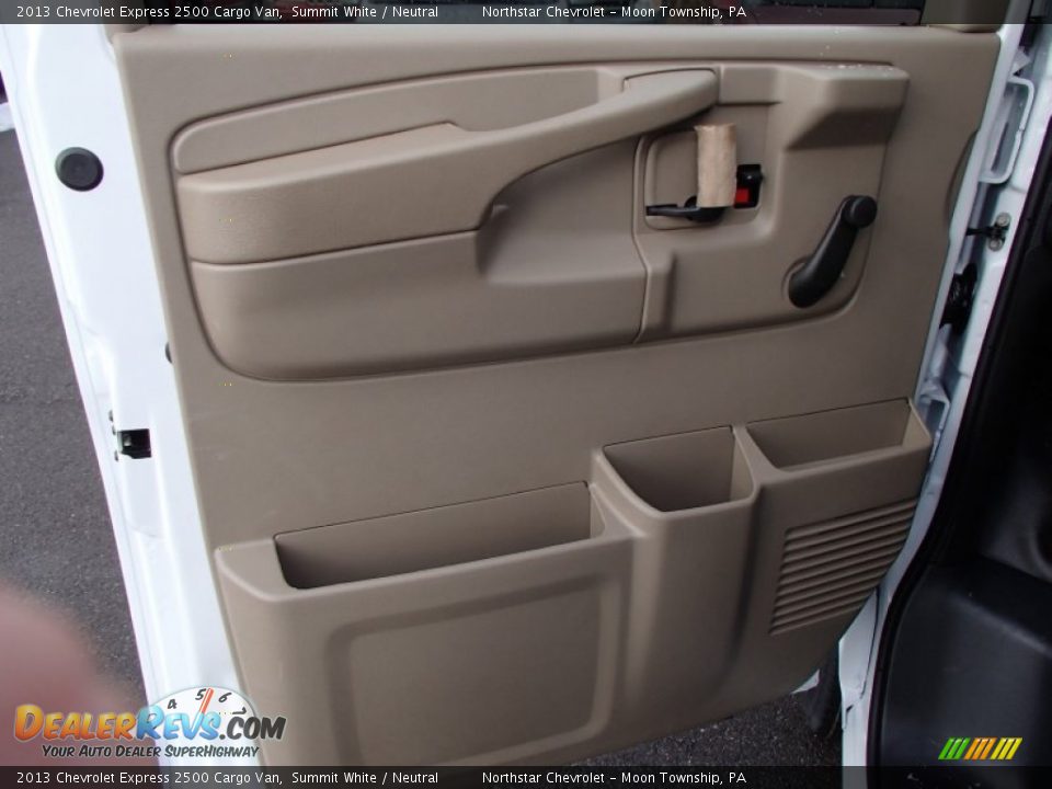 2013 Chevrolet Express 2500 Cargo Van Summit White / Neutral Photo #12