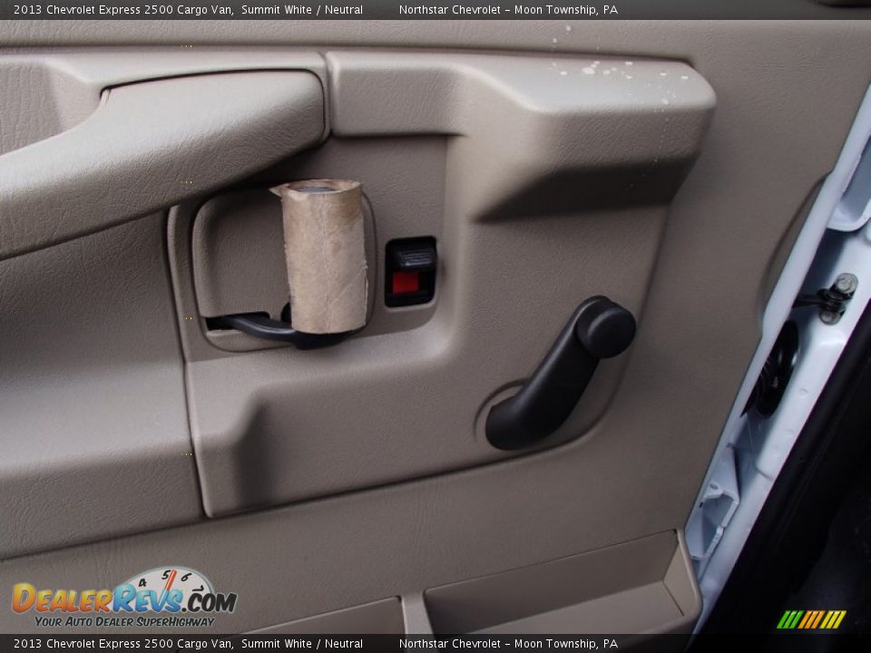 2013 Chevrolet Express 2500 Cargo Van Summit White / Neutral Photo #15