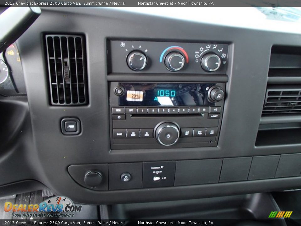 2013 Chevrolet Express 2500 Cargo Van Summit White / Neutral Photo #16