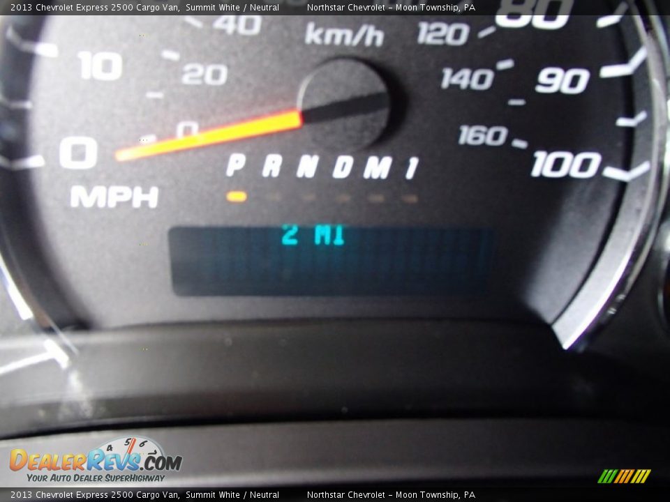 2013 Chevrolet Express 2500 Cargo Van Summit White / Neutral Photo #19