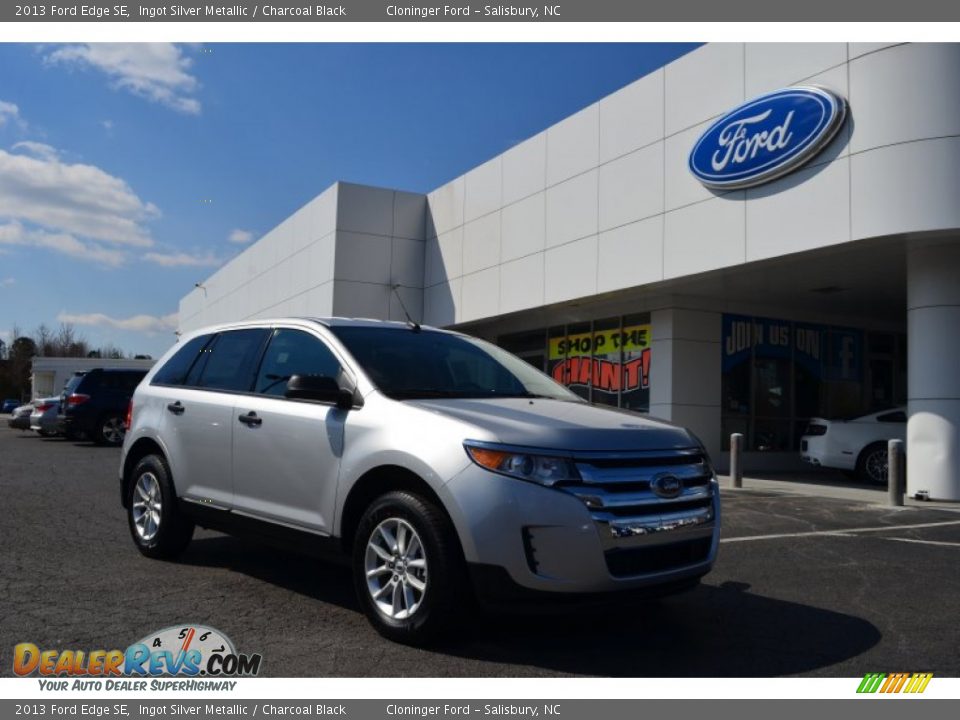 2013 Ford Edge SE Ingot Silver Metallic / Charcoal Black Photo #1