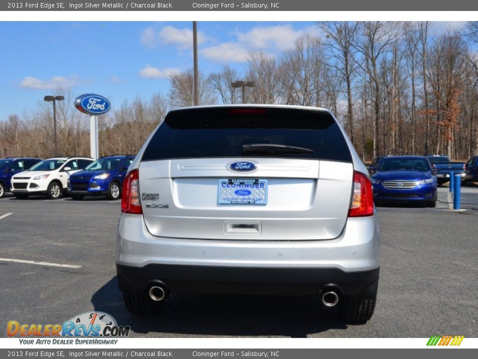 2013 Ford Edge SE Ingot Silver Metallic / Charcoal Black Photo #4