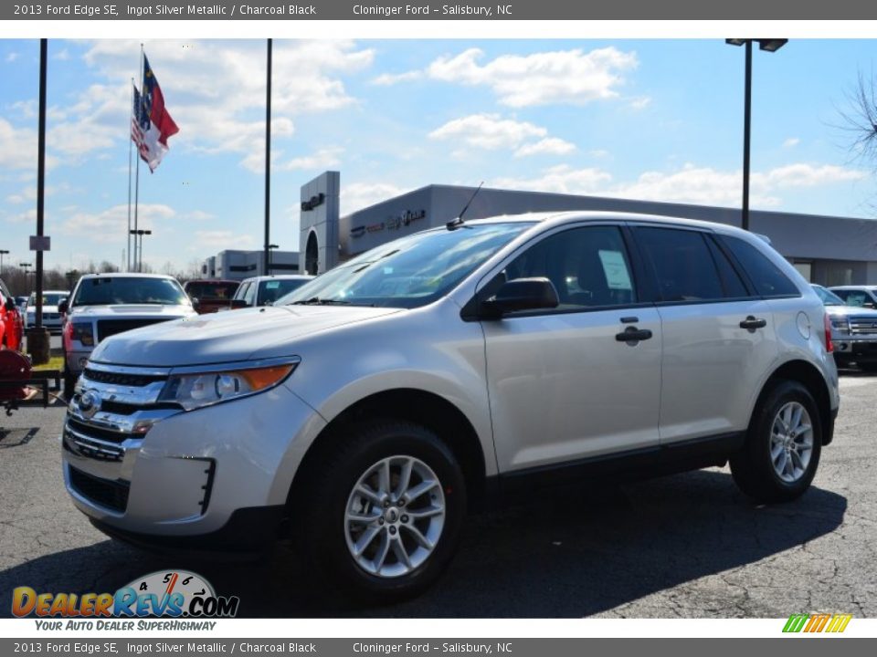 2013 Ford Edge SE Ingot Silver Metallic / Charcoal Black Photo #6