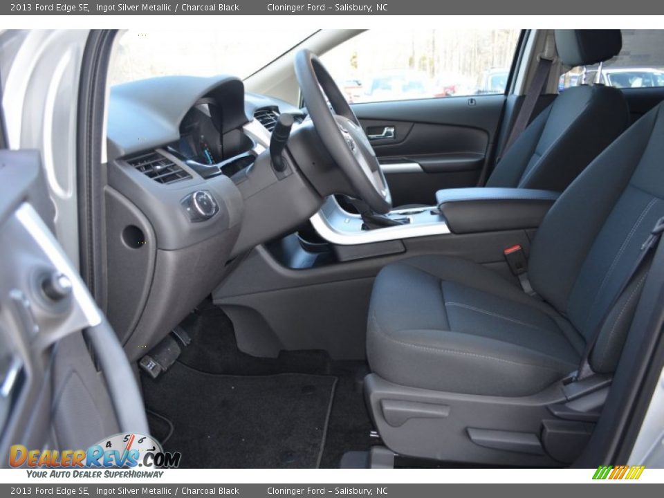 2013 Ford Edge SE Ingot Silver Metallic / Charcoal Black Photo #10