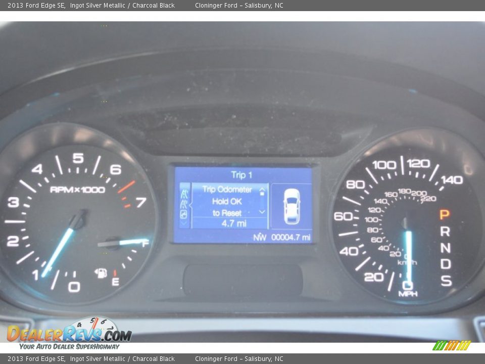 2013 Ford Edge SE Ingot Silver Metallic / Charcoal Black Photo #27