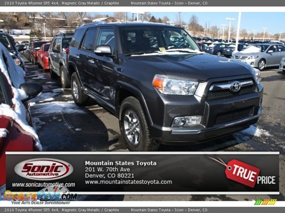 2010 Toyota 4Runner SR5 4x4 Magnetic Gray Metallic / Graphite Photo #1