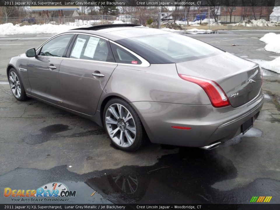Lunar Grey Metallic 2011 Jaguar XJ XJL Supercharged Photo #2