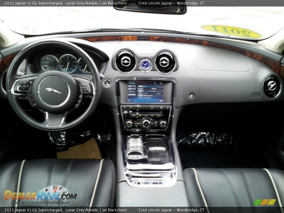 Dashboard of 2011 Jaguar XJ XJL Supercharged Photo #4