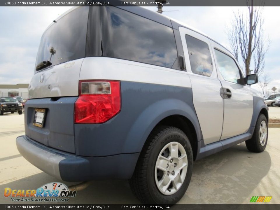 2006 Honda Element LX Alabaster Silver Metallic / Gray/Blue Photo #3
