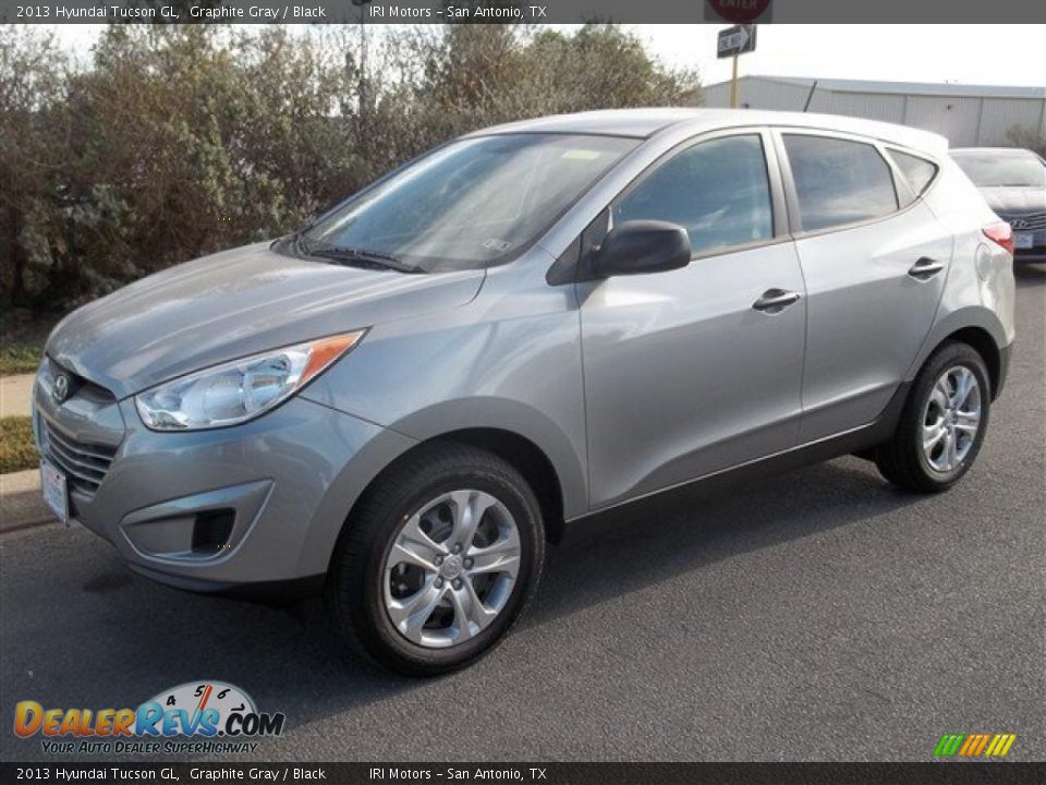 2013 Hyundai Tucson GL Graphite Gray / Black Photo #2
