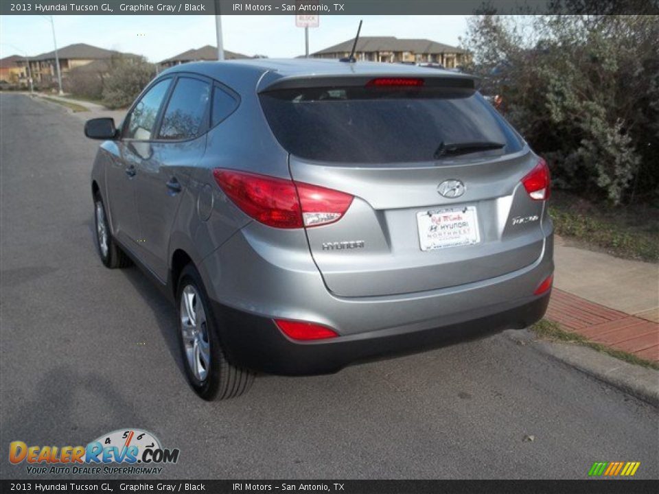 2013 Hyundai Tucson GL Graphite Gray / Black Photo #4