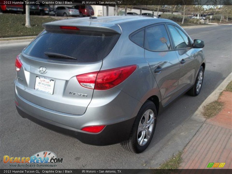 2013 Hyundai Tucson GL Graphite Gray / Black Photo #5
