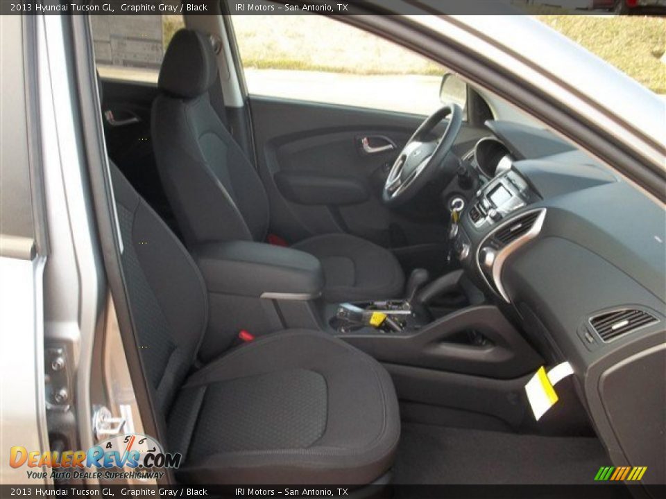 2013 Hyundai Tucson GL Graphite Gray / Black Photo #8