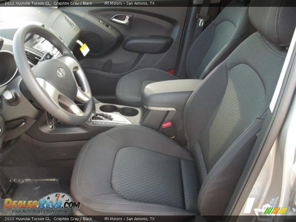2013 Hyundai Tucson GL Graphite Gray / Black Photo #11