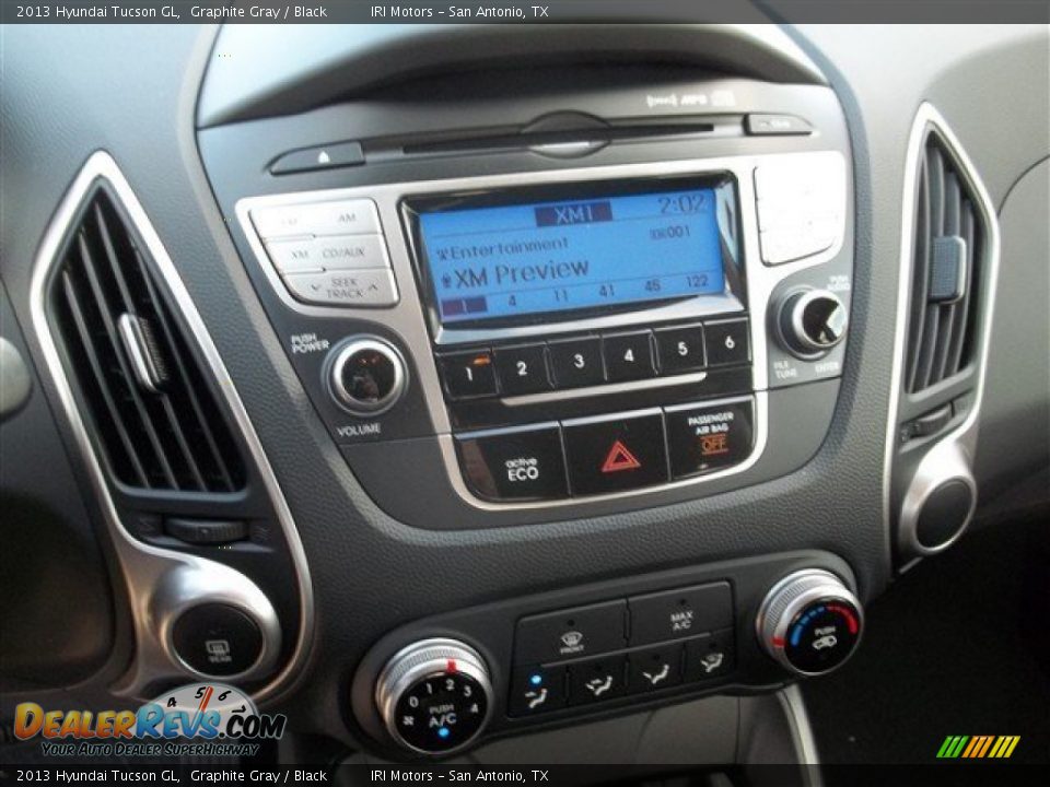 2013 Hyundai Tucson GL Graphite Gray / Black Photo #13