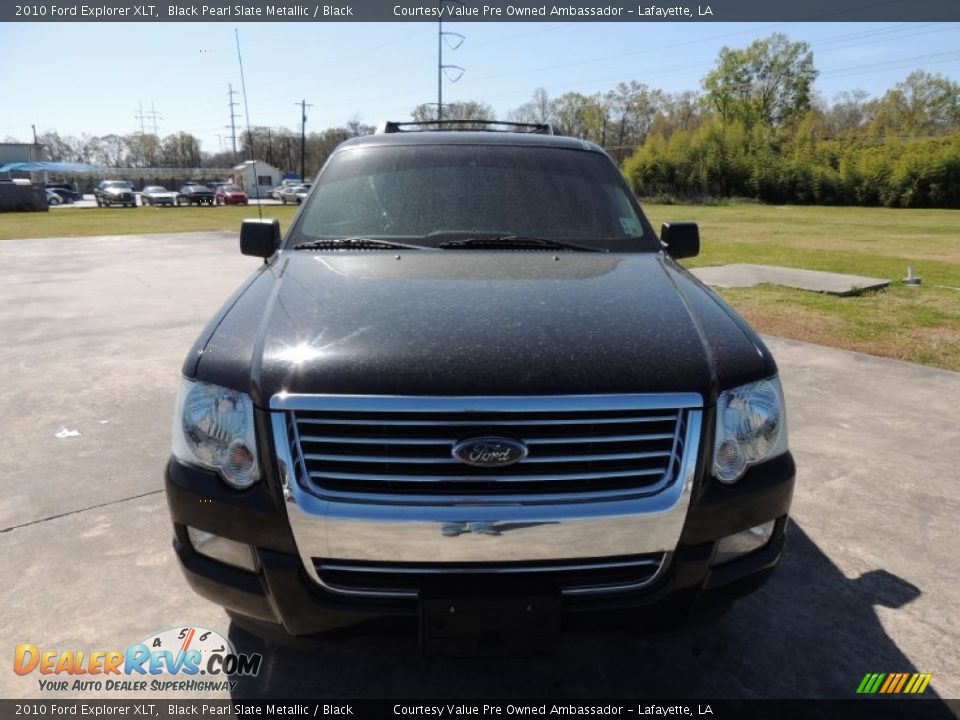 2010 Ford Explorer XLT Black Pearl Slate Metallic / Black Photo #2