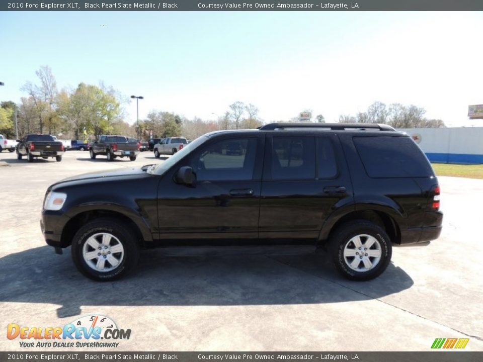 2010 Ford Explorer XLT Black Pearl Slate Metallic / Black Photo #5