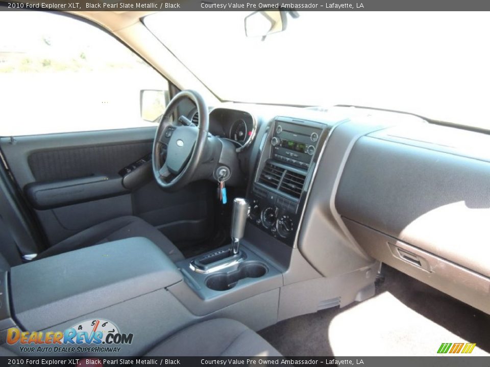 2010 Ford Explorer XLT Black Pearl Slate Metallic / Black Photo #6