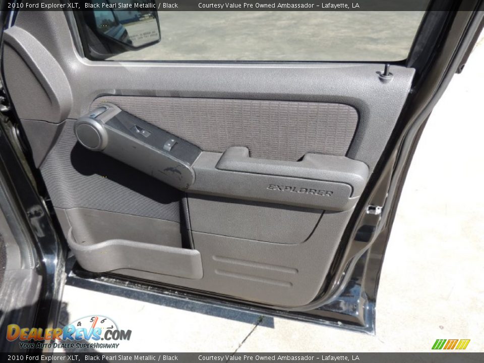 2010 Ford Explorer XLT Black Pearl Slate Metallic / Black Photo #7