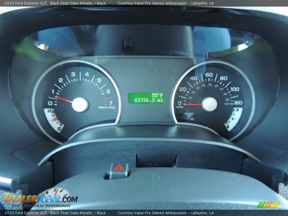 2010 Ford Explorer XLT Black Pearl Slate Metallic / Black Photo #17