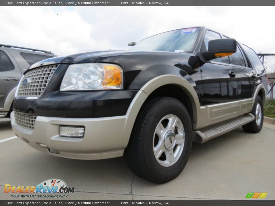 2006 Ford Expedition Eddie Bauer Black / Medium Parchment Photo #1