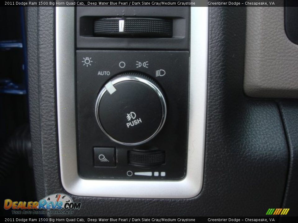 2011 Dodge Ram 1500 Big Horn Quad Cab Deep Water Blue Pearl / Dark Slate Gray/Medium Graystone Photo #18