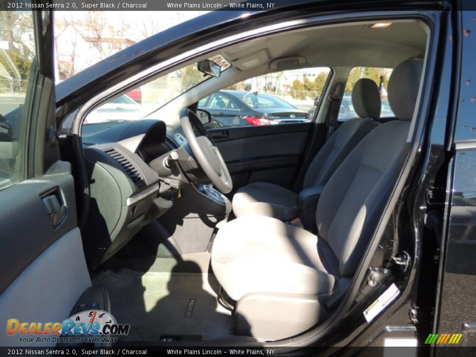 2012 Nissan Sentra 2.0 Super Black / Charcoal Photo #15