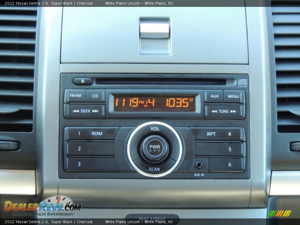 2012 Nissan Sentra 2.0 Super Black / Charcoal Photo #19