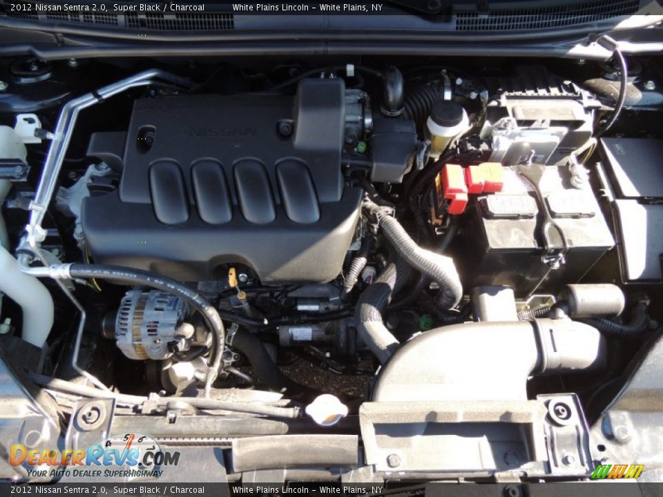 2012 Nissan Sentra 2.0 Super Black / Charcoal Photo #21