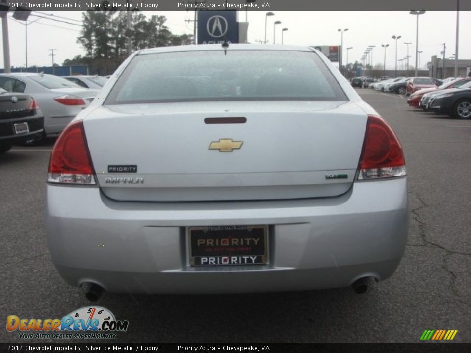2012 Chevrolet Impala LS Silver Ice Metallic / Ebony Photo #4