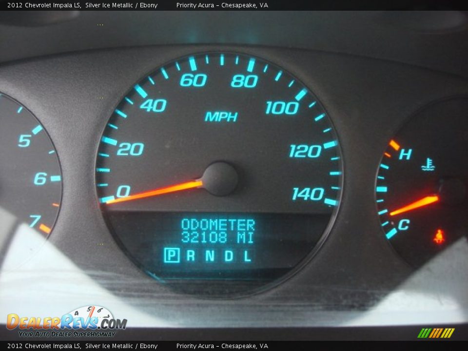 2012 Chevrolet Impala LS Silver Ice Metallic / Ebony Photo #12