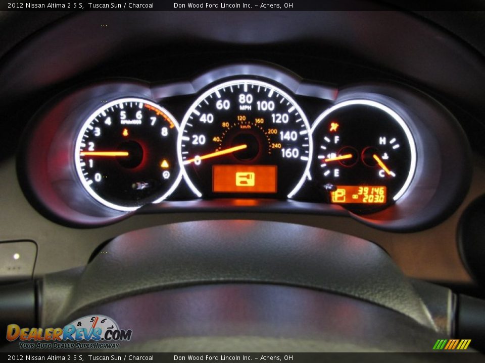 2012 Nissan Altima 2.5 S Tuscan Sun / Charcoal Photo #19