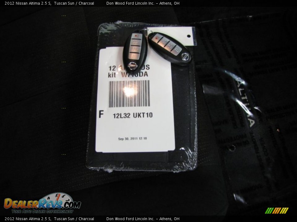 2012 Nissan Altima 2.5 S Tuscan Sun / Charcoal Photo #28