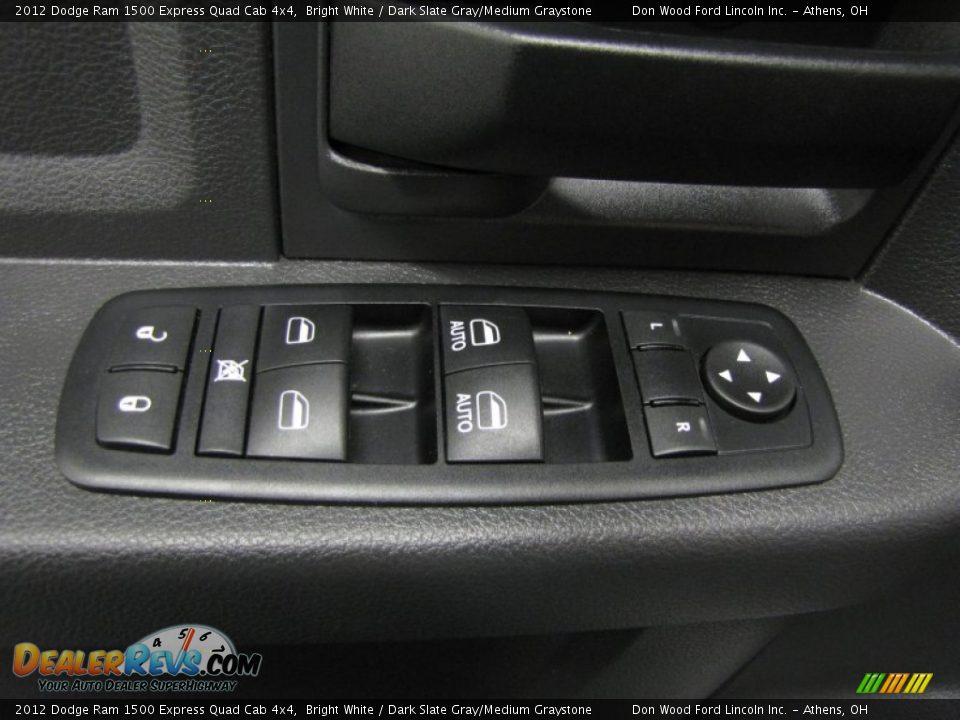 2012 Dodge Ram 1500 Express Quad Cab 4x4 Bright White / Dark Slate Gray/Medium Graystone Photo #11