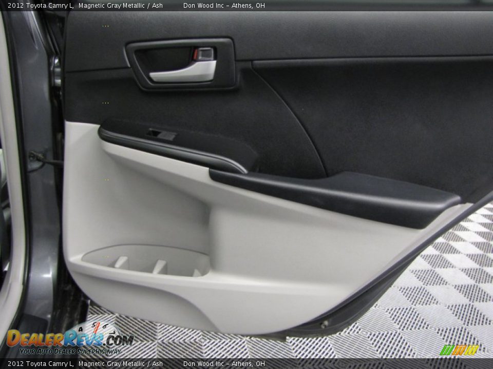 2012 Toyota Camry L Magnetic Gray Metallic / Ash Photo #13