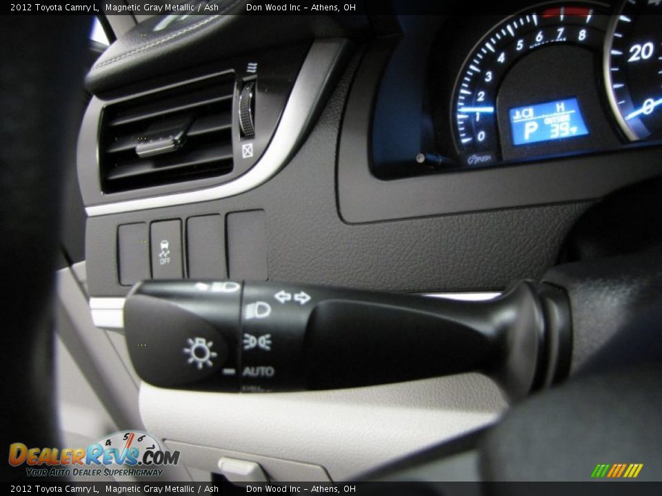 2012 Toyota Camry L Magnetic Gray Metallic / Ash Photo #18