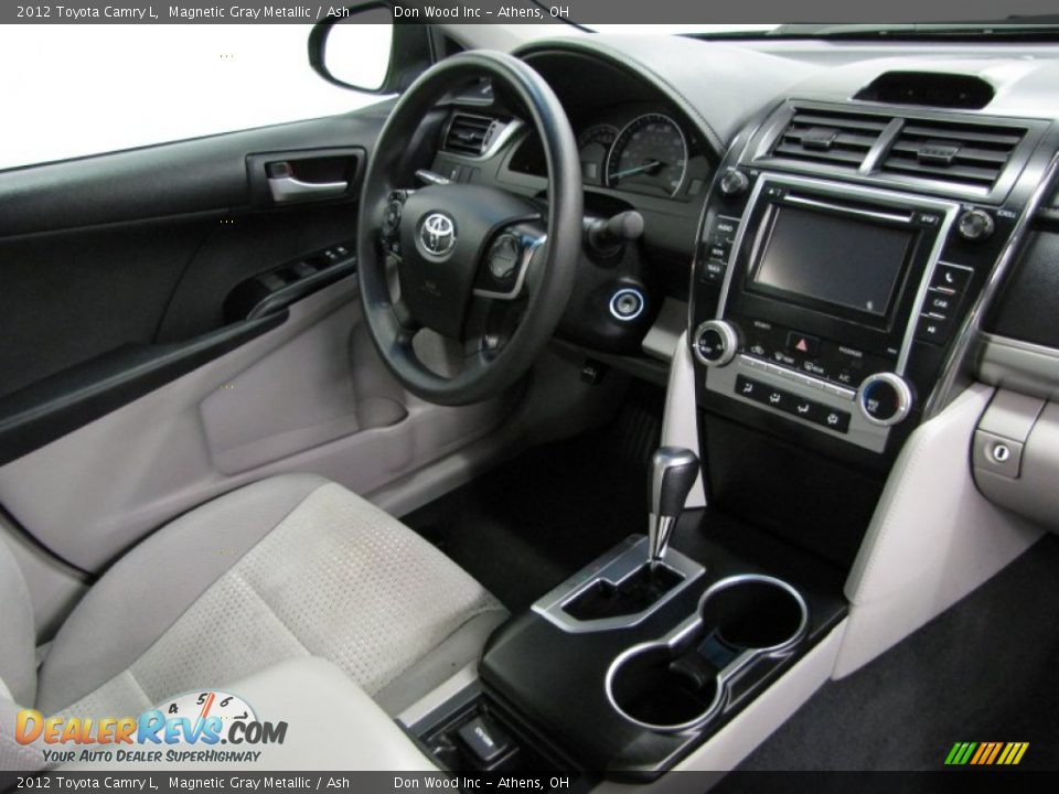 2012 Toyota Camry L Magnetic Gray Metallic / Ash Photo #22